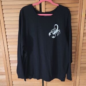 Torrid Black Scorpion Sweatshirt